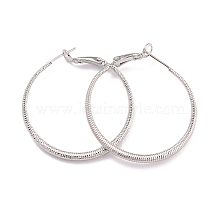 Twisted Big Ring Huggie Hoop Earrings for Girl Women ZQ4614